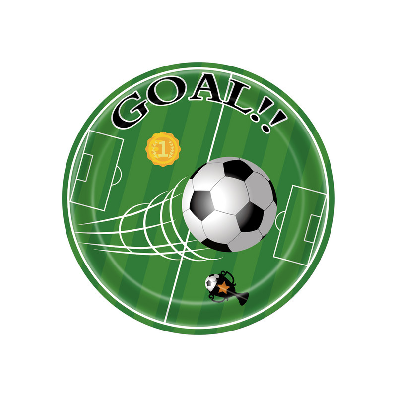 Nogometna tematska zabava Jednokratno posuđe Banner Baloni Nogometni gol Tanjur za šalice za djecu Dječaci Rođendanska zabava Dekoracija