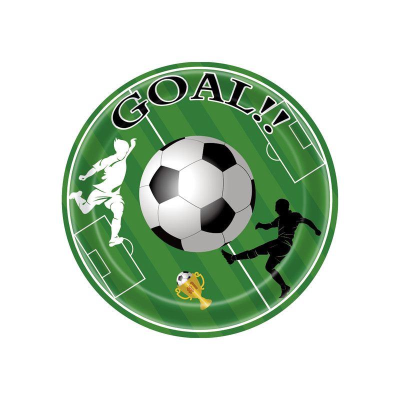 Nogometna tematska zabava Jednokratno posuđe Banner Baloni Nogometni gol Tanjur za šalice za djecu Dječaci Rođendanska zabava Dekoracija