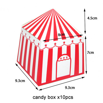 Hârtie de circ Vase de masă de unică folosință Farfurii cu dungi roșii, cești, pentru nuntă, pentru petrecerea de aniversare, decorațiuni de Crăciun