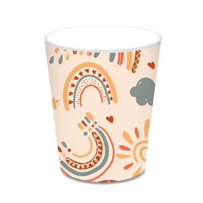 Boho Rainbow Dekoracije za rođendansku proslavu Pribor za jelo Tematske zastavice Prekrivači za torte Balonski vijenac za Baby Shower potrepštine za zabavu