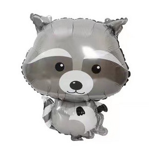 Meža dzīvnieki Woodland Party Vienreizlietojamie trauki Izvelkam karogu Lapsa Vāvere Džungļu safari ballīte Daudz laimes dzimšanas dienā ballītes dekors bērniem