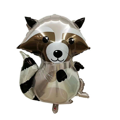 Meža dzīvnieki Woodland Party Vienreizlietojamie trauki Izvelkam karogu Lapsa Vāvere Džungļu safari ballīte Daudz laimes dzimšanas dienā ballītes dekors bērniem