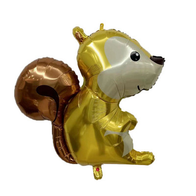 Meža dzīvnieki Woodland Party Vienreizlietojamie trauki Izvelkam karogu Lapsa Vāvere Džungļu safari ballīte Daudz laimes dzimšanas dienā ballītes dekors bērniem