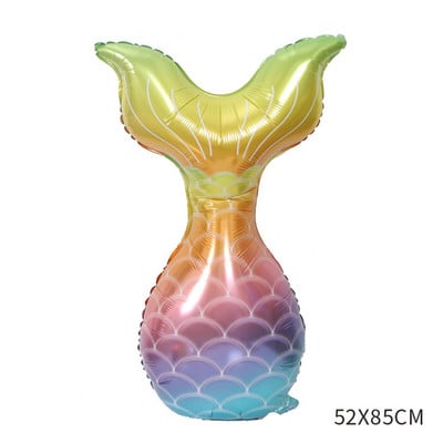 Posuđe za jelo za jednokratnu zabavu u stilu sirene, kreativni tanjuri s repom sirene pod morem, šalice za djevojke, ukrasi za proslavu prvog rođendana