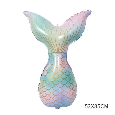 Posuđe za jelo za jednokratnu zabavu u stilu sirene, kreativni tanjuri s repom sirene pod morem, šalice za djevojke, ukrasi za proslavu prvog rođendana