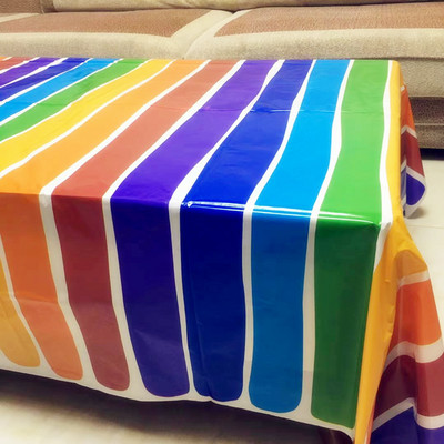 Šareni Rainbow Sretan rođendan jednokratni ukrasi za zabave