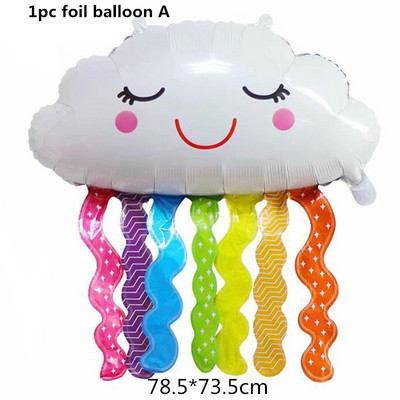 Šareni Rainbow Sretan rođendan jednokratni ukrasi za zabave