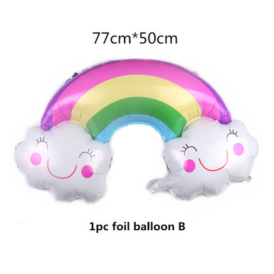 Šareni Rainbow Sretan rođendan jednokratni ukrasi za zabave