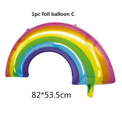 Šareni Rainbow Sretan rođendan jednokratni ukrasi za zabave