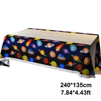 Potrepštine za zabavu s temom svemira Svemirski rođendanski ukrasi za dječake Galaxy Party Decor Sretan rođendan Set jednokratnog posuđa