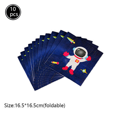 Potrepštine za zabavu s temom svemira Svemirski rođendanski ukrasi za dječake Galaxy Party Decor Sretan rođendan Set jednokratnog posuđa