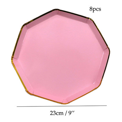 Leptir Cvijet Crtić Party Posuđe za jednokratnu upotrebu Dekoracija Papirnati tanjuri Šalice Baloni Rođendan Baby Shower Potrepštine za svadbe