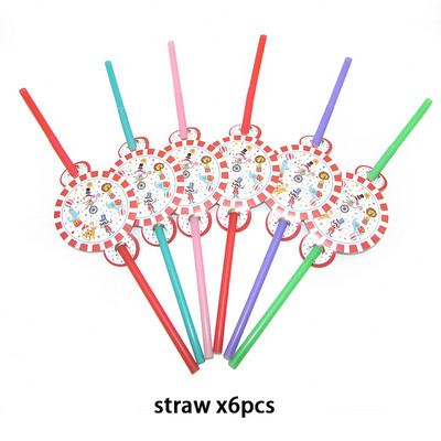 Dekoracije za zabavu na temu cirkusa. Prugaste životinje. Jednokratni set posuđa. Tanjuri. Maske. Potrepštine za dječje rođendanske zabave. Radosne.