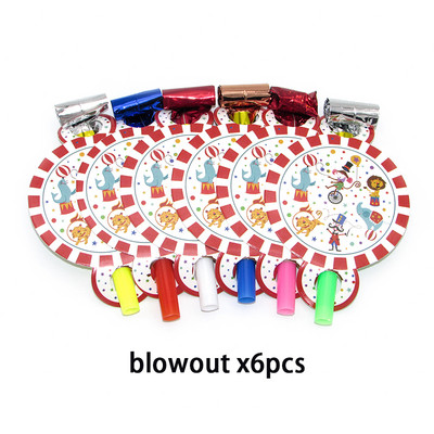 Dekoracije za zabavu na temu cirkusa. Prugaste životinje. Jednokratni set posuđa. Tanjuri. Maske. Potrepštine za dječje rođendanske zabave. Radosne.