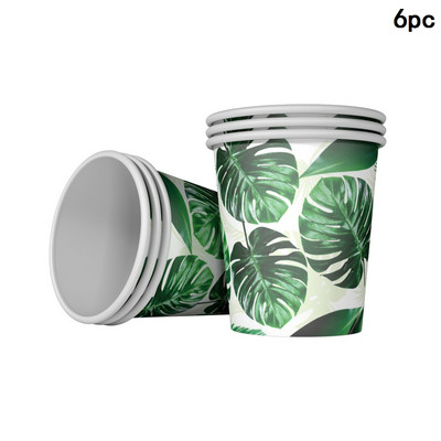 Hawaii kilpkonna lehtede tass Õnnelik troopiline Hawaii Aloha suvise sünnipäevapeo sisustus Džunglisafari Luau pulmatarbed