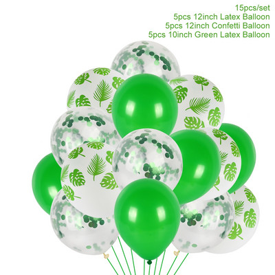 Hawaii kilpkonna lehtede tass Õnnelik troopiline Hawaii Aloha suvise sünnipäevapeo sisustus Džunglisafari Luau pulmatarbed