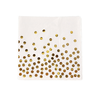 Dot Paper Veselă de petrecere de unică folosință Roz Negru Alb Farfurii pentru pahare de hârtie pentru nuntă, ziua de naștere, decorațiuni pentru petreceri