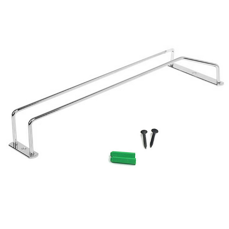 35 cm seinale kinnitatav veiniklaasihoidja Kvaliteetne hoiurest Köögikapi korraldaja roostevabast terasest baari riidepuu riiul