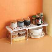 Kuhinjski stalak za pohranu Polica za ormarić na uvlačenje Plastični stalak od nehrđajućeg čelika ispod sudopera Polica za boce za začine u kućanstvu