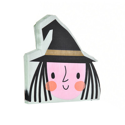 Halloween Ghost Vesela de unica folosinta Decoratiuni pentru Halloween Fericit Farfurii de hartie Cesti Servetel