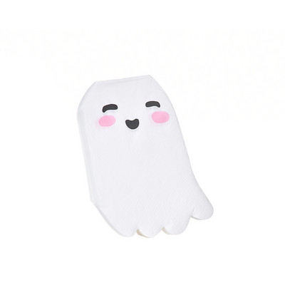 Halloween Ghost Vesela de unica folosinta Decoratiuni pentru Halloween Fericit Farfurii de hartie Cesti Servetel