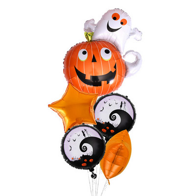 Halloween Ghost Vesela de unica folosinta Decoratiuni pentru Halloween Fericit Farfurii de hartie Cesti Servetel