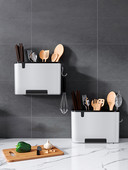 Kuhinjska polica za pohranu Višenamjenska žlica Vilica Nož Štapić za jelo Držač za odvod Storage Kuhinjski organizator Stalak Organizator pribora za jelo