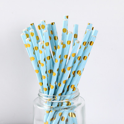 10 τμχ Επιτραπέζιο σκεύος μιας χρήσης Bronzing 18x18cm Χάρτινα πιάτα 250ml Κύπελλο Πάρτυ για Γενέθλια Προμήθειες Μπομπονιέρες Γάμου Επετείου