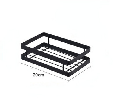 Organizer κουζίνας Βάση στήριξης τοίχου Βάση στήριξης τοίχου Ράφι αποθήκευσης για βάζο μπαχαρικών Ράφια ντουλαπιών Ράφια ντουλάπι κουζίνας Gadgets Προμήθειες MJ