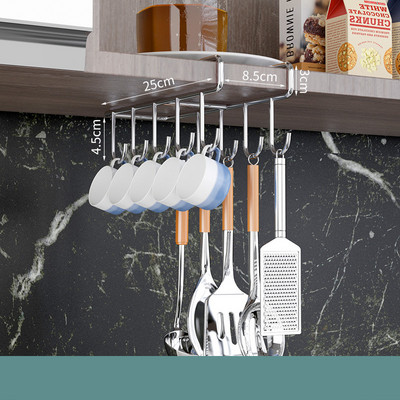 Suport de bucătărie agățat pentru dulap multifuncțional, masă de tocat, umeraș pentru dulap, agățat pe perete, suport pentru capac pentru oală de sticlă de vin