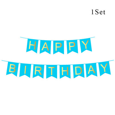 Accesorii de decorare pentru petrecerea de ziua de naștere preferate pentru copii Veselă de unică folosință/farfurie/cană/furculiță/pentru Baby Shower băiat fată 1 an ding Dec