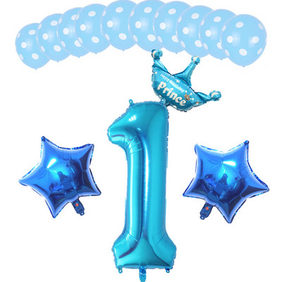 Accesorii de decorare pentru petrecerea de ziua de naștere preferate pentru copii Veselă de unică folosință/farfurie/cană/furculiță/pentru Baby Shower băiat fată 1 an ding Dec