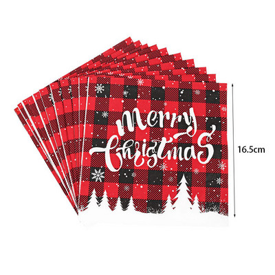 Χριστουγεννιάτικο Σετ σερβίτσιο μιας χρήσης για χριστουγεννιάτικο πάρτι Χριστουγεννιάτικη διακόσμηση για το σπίτι 2023 Navidad
