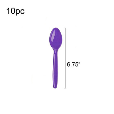 Lilla ühevärviline peokomplekt ühekordselt kasutatav plastikust taldrikutass Laudlina Sünnipäevapeo pulmakaunistus 10 inimesele täiskasvanute tarvikud