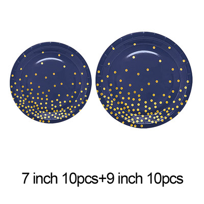 Ühekordne taldrik Sinised kuldtäpid peosalvrätik kahvlitaldrik Laudlina Festival Peokaunistus Palju õnne sünnipäevaks peokaunistus lapsed