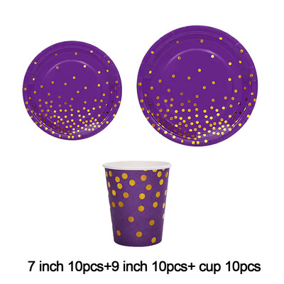 Ühekordne taldrik Sinised kuldtäpid peosalvrätik kahvlitaldrik Laudlina Festival Peokaunistus Palju õnne sünnipäevaks peokaunistus lapsed