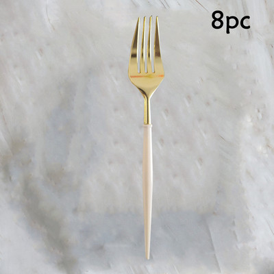 Creativ 8 invitați Vesela albă de unică folosință Golden Edge Farfurii pătrate Cești Favoare de nuntă Decor petrecere La mulți ani Copii Adulti