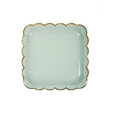 Ühekordselt kasutatavad pabertaldrikud pitstopsid Kuumstantsimispitsilised magustoidupabertaldrikud Lauanõud Pulmadeks palju õnne sünnipäevaks peotarbed