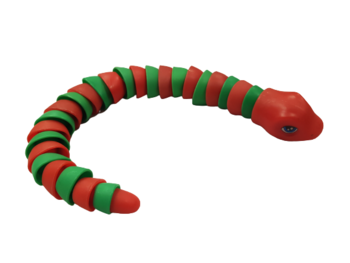 Играчка Fidget, Змия, Пластмасова, 30 см