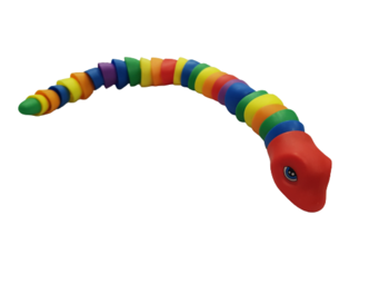 Играчка Fidget, Змия, Пластмасова, 30 см