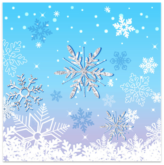 Zili balta sniegpārsla Vienreizlietojamie trauki Gaiši zili šķīvju krūze Bērnu meitenes Daudz laimes dzimšanas dienā ballīšu piederumi Ziemassvētku rotājumi mājām