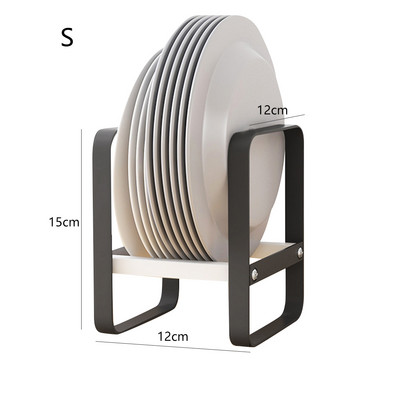 Virtuves paplātes Skapju plaukti Neslīdoši Biezi Paplātes Bļodas Trauki Uzglabāšana Statīvs Pod Vāka turētājs Galda skapja Organizatora Plaukts