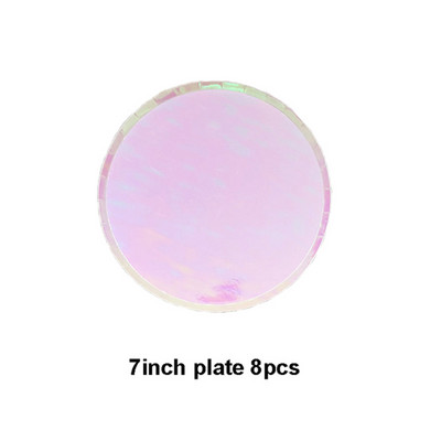 Ružičasti snježni ukrasi Papirnati tanjuri Šalice Transparenti Salvete Baloni Božić Nova godina Rođendan Vjenčanje Baby Shower Oprema za zabavu