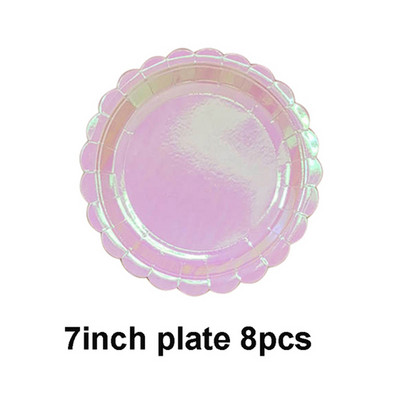 Ružičasti snježni ukrasi Papirnati tanjuri Šalice Transparenti Salvete Baloni Božić Nova godina Rođendan Vjenčanje Baby Shower Oprema za zabavu