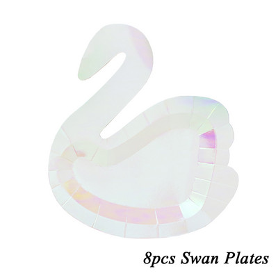 Ružičasti snježni ukrasi Papirnati tanjuri Šalice Transparenti Salvete Baloni Božić Nova godina Rođendan Vjenčanje Baby Shower Oprema za zabavu