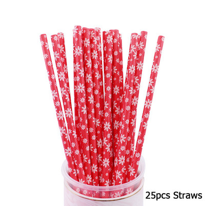 Ružičasti snježni ukrasi Papirnati tanjuri Šalice Transparenti Salvete Baloni Božić Nova godina Rođendan Vjenčanje Baby Shower Oprema za zabavu