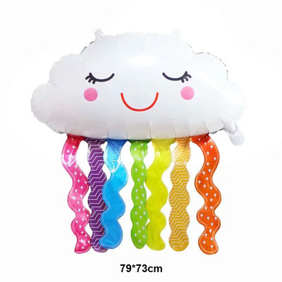 Gimtadienio vaivorykštės vakarėlis Staltiesė Banner Lėkštės Puodeliai Servetėlės Šiaudiniai Mergaitei Vienaragiui Vakarėlio reikmenys Vasaros baseino vakarėlio dekoracijos