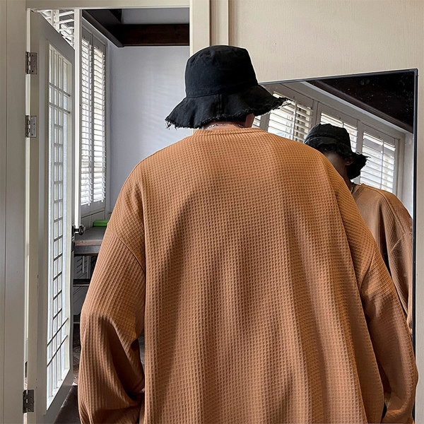 Meeste vabaaja logoga pikkade varrukatega pluus