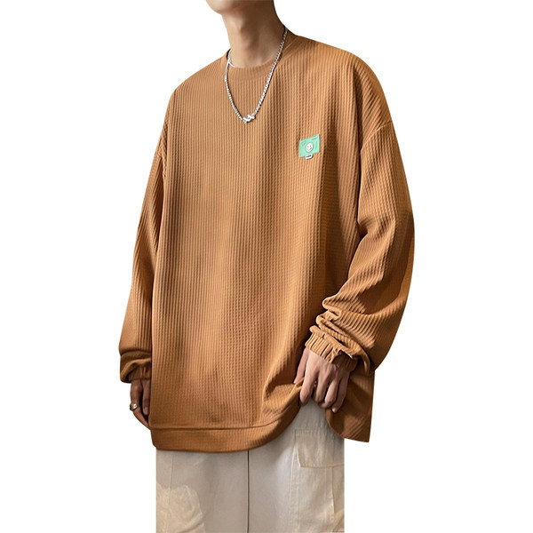 Meeste vabaaja logoga pikkade varrukatega pluus