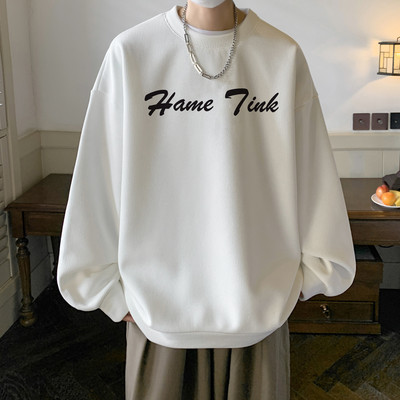 Široka muška bluza s printom dugih rukava